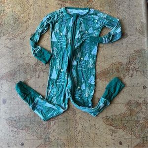 Little Sleepies Green Christmas Trees 12/18 months